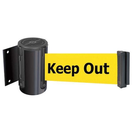 Belt Barrier, Black, Belt Color Yellow MPN:896-STD-33-MAX-NO-YDX-C