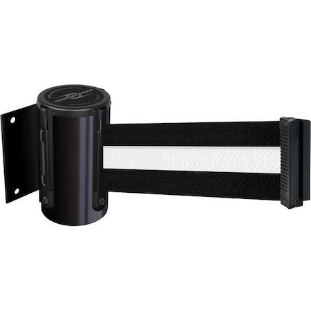 Retractable Belt Barrier, Blk&Wht Stripe MPN:896-STD-33-STD-NO-S3X-C
