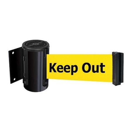 Belt Barrier, Black, Belt Color Yellow MPN:896-STD-33-STD-NO-YDX-C
