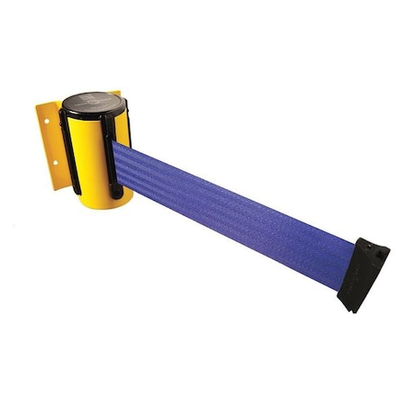 Belt Barrier, Yellow, Belt Color Blue MPN:896-STD-35-MAX-NO-L5X-C