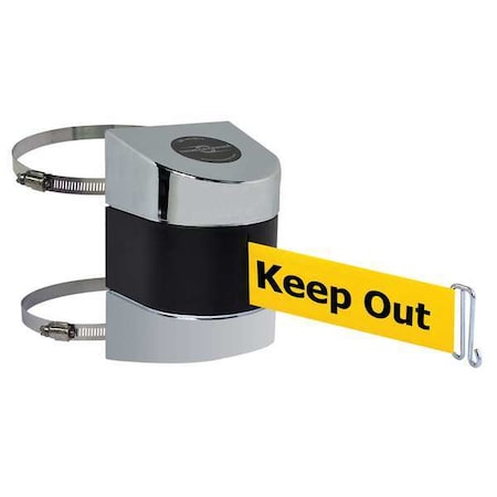 Belt Barrier, Chrome, Belt Color Yellow MPN:897-15-C-1P-NO-YDX-A