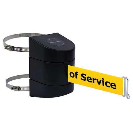 Belt Barrier, Black, Belt Color Yellow MPN:897-15-C-33-NO-YEX-A