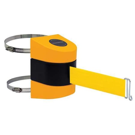 Retractable Belt Barrier, Yellow, 15 ft Length, Yellow MPN:897-15-C-35-NO-Y5X-A