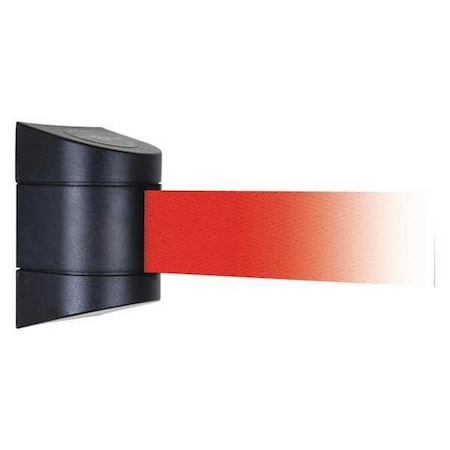 Barrier Post with Belt, Black, 15 ft Length, No Legend, Unfinished MPN:897-15-M-33-NO-R5X-D