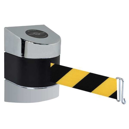 Belt Barrier, Chrome, Belt Yellow/Black MPN:897-15-S-1P-NO-D4X-A