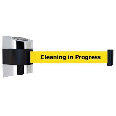 Belt Barrier, Chrome, Belt Color Yellow MPN:897-15-S-1P-NO-YCX-C