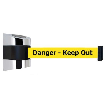 Belt Barrier, Chrome, Belt Color Yellow MPN:897-15-S-1P-NO-YDX-C