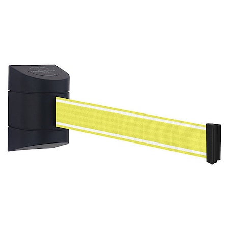 Retractable Belt Barrier, Yllw/Wht Belt MPN:897-15-S-33-Y5-NV-C
