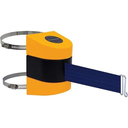 Belt Barrier, Yellow, Belt Color Blue MPN:897-24-C-35-NO-L5X-A
