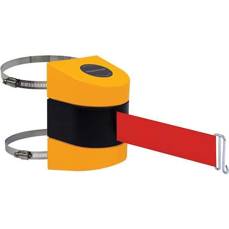 Belt Barrier, Yellow, Belt Color Red MPN:897-24-C-35-NO-R5X-A