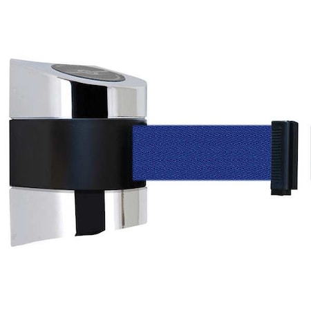 Belt Barrier, Chrome, Belt Color Blue MPN:897-24-S-1P-NO-L5X-C