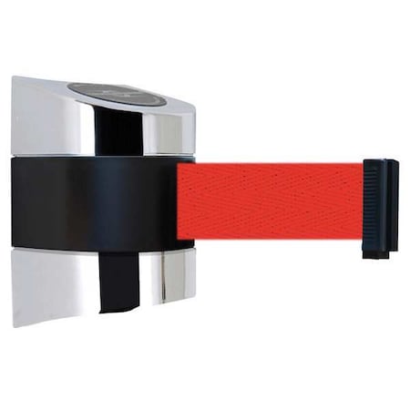 Belt Barrier, Chrome, Belt Color Red MPN:897-24-S-1P-NO-R5X-C