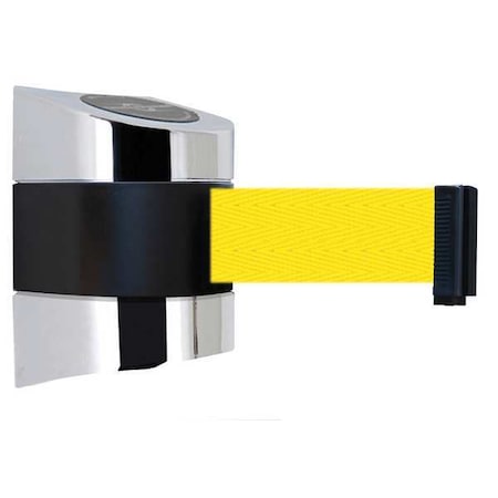 Belt Barrier, Chrome, Belt Color Yellow MPN:897-24-S-1P-NO-Y5X-C