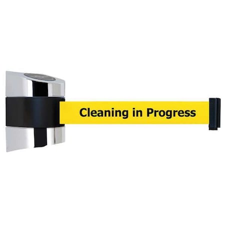 Belt Barrier, Chrome, Belt Color Yellow MPN:897-24-S-1P-NO-YCX-C