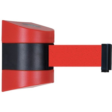 Retractable Belt Barrier, Red, 24 ft Length, Red MPN:897-24-S-21-NO-R5X-C