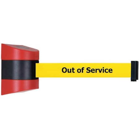 Belt Barrier, Red, Belt Color Yellow MPN:897-24-S-21-NO-YEX-C