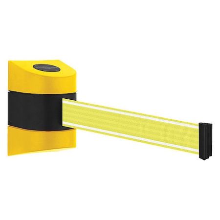 Retractable Belt Barrier, YC, 24 ft Belt MPN:897-24-S-35-Y5-NV-C