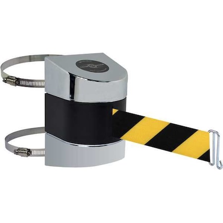 Belt Barrier, Chrome, Belt Yellow/Black MPN:897-30-C-1P-NO-D4X-A