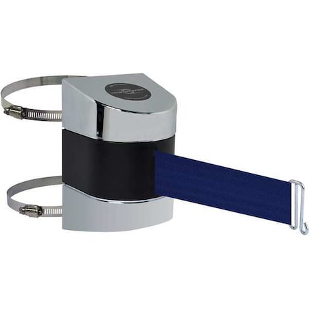 Belt Barrier, Chrome, Belt Color Blue MPN:897-30-C-1P-NO-L5X-A