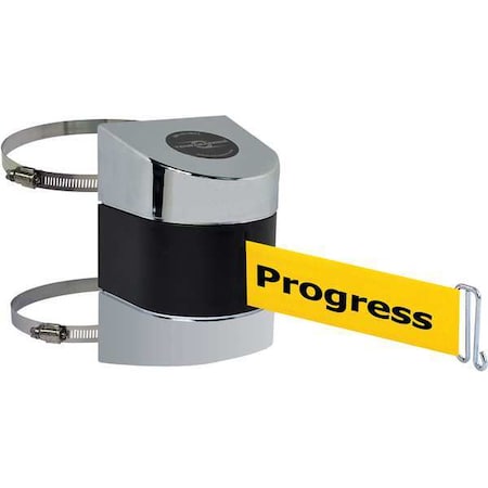 Belt Barrier, Chrome, Belt Color Yellow MPN:897-30-C-1P-NO-YCX-A