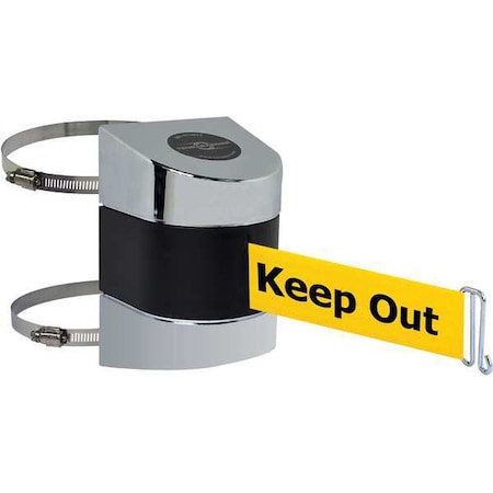 Belt Barrier, Chrome, Belt Color Yellow MPN:897-30-C-1P-NO-YDX-A