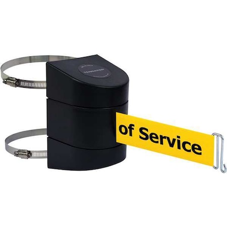 Belt Barrier, Black, Belt Color Yellow MPN:897-30-C-33-NO-YEX-A
