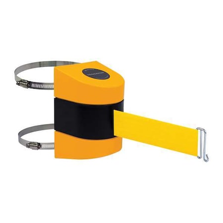 Retractable Belt Barrier, Yellow, 30 ft Length, Yellow MPN:897-30-C-35-NO-Y5X-A