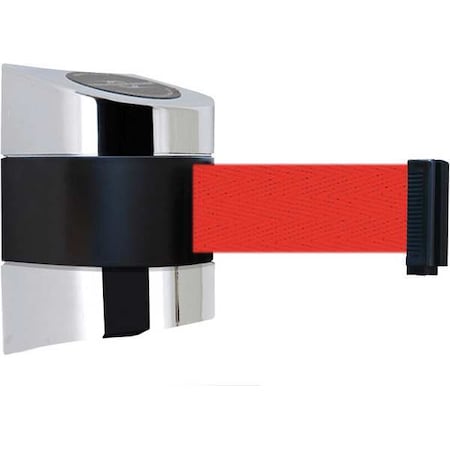 Belt Barrier, Chrome, Belt Color Red MPN:897-30-S-1P-NO-R5X-C