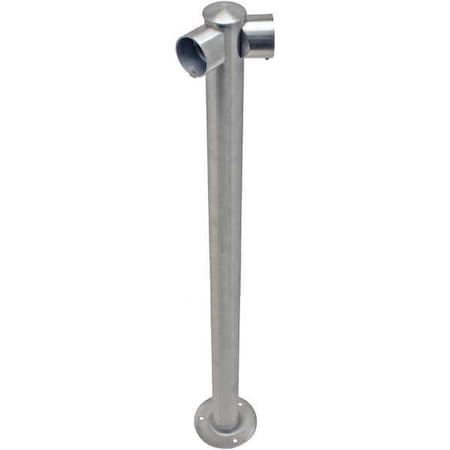 Adapta-Rail, Angle Post, Polished Chrome MPN:ADAPTARAIL-1L-5-36-ANG-1P