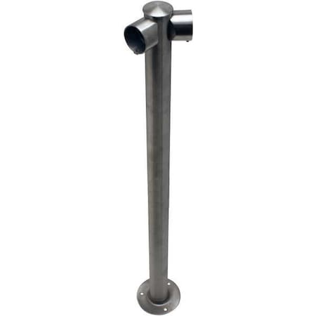 Adapta-Rail, Angle Post, Satin Stainless MPN:ADAPTARAIL-1L-5-36-ANG-3S