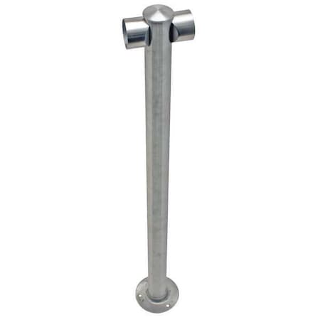 Adapta-Rail, Center Post, Polished Chrome MPN:ADAPTARAIL-1L-5-36-CEN-1P