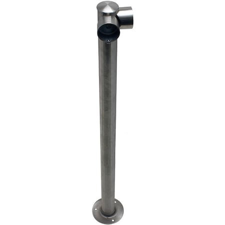 Adapta-Rail, Corner Post, Satin Stainless MPN:ADAPTARAIL-1L-5-36-COR-3S