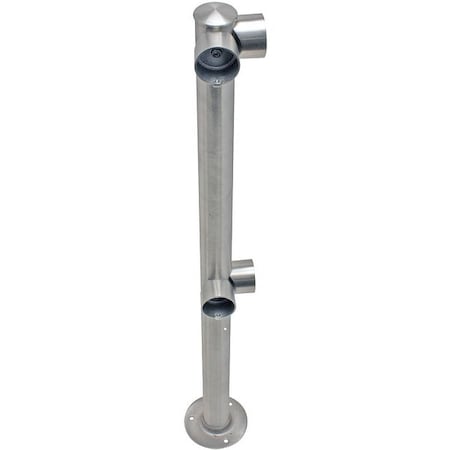 Adapta-Rail, Corner Post, Polished Chrome MPN:ADAPTARAIL-2L-5-36-COR-1P