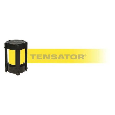 Barrier Post with Belt, Black, 13 ft Length, 4
