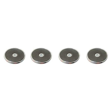 Wall Unit Magnet, Black, Unfinished, PK4 MPN:MAG-HD-4PCK