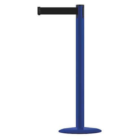 Barrier Post with Belt, Blue, 7 1/2 ft Length, 38 in Post Height, No Legend, Blue MPN:MARINEPOST-23-STD-NO-B9X-C