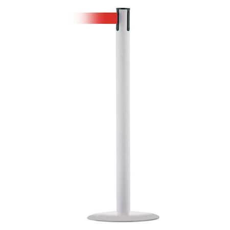Barrier Post with Belt, White, 13 ft Length, 38 in Post Height, No Legend, White MPN:MARINEPOST-32-MAX-NO-R5X-C