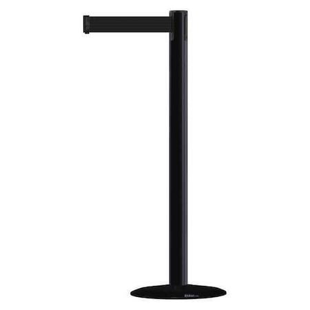 Barrier Post with Belt, Black, 13 ft Length, 38 in Post Height, No Legend, Black MPN:MARINEPOST-33-MAX-NO-B9X-C