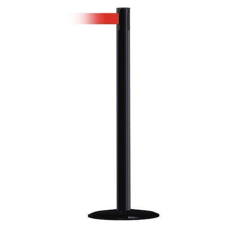 Barrier Post with Belt, Black, 13 ft Length, 38 in Post Height, No Legend, Black MPN:MARINEPOST-33-MAX-NO-R5X-C