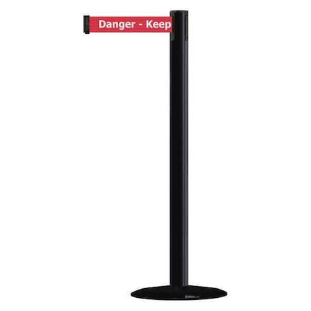 Barrier Post with Belt, Black, 13 ft Length, 38 in Post Height, Danger Keep Out, Black MPN:MARINEPOST-33-MAX-NO-RHX-C