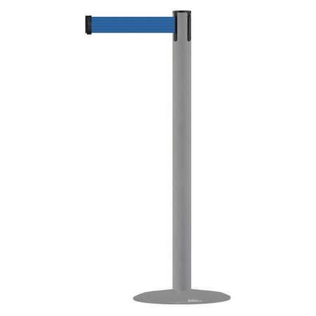 Barrier Post with Belt, Gray, 13 ft Length, 38 in Post Height, No Legend, Gray MPN:MARINEPOST-36-MAX-NO-L5X-C