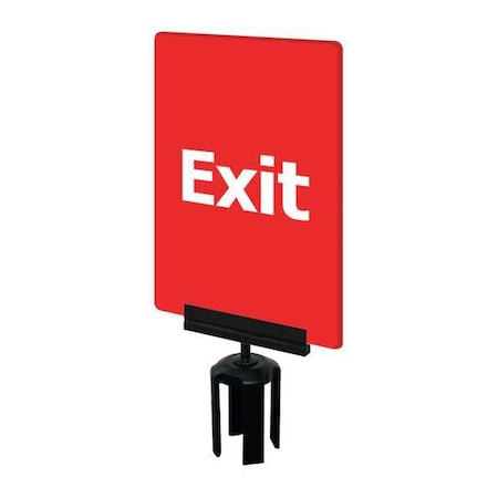 Acrylic Sign, Red, Exit (Front), Exit Please Do Not Enter (Back) MPN:S03-P-21-7X11-V-HDSB-1701-33