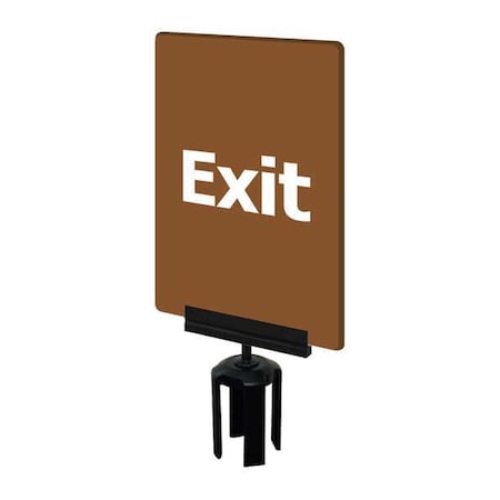 Acrylic Sign, Brown MPN:S03-P-46-7X11-V-HDSB-1701-33