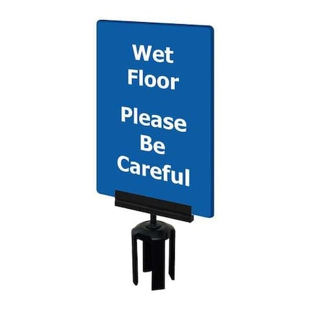 Acrylic Sign, Blue, Wet Floor MPN:S08-P-23-7X11-V-HDSB-1701-33