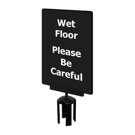 Acrylic Sign, Black, Wet Floor MPN:S08-P-33-7X11-V-HDSB-1701-33