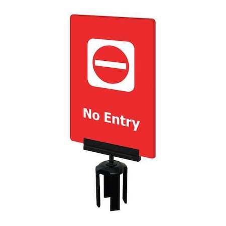 Acrylic Sign, Red, No Entry MPN:S14-P-21-7X11-V-HDSB-1701-33