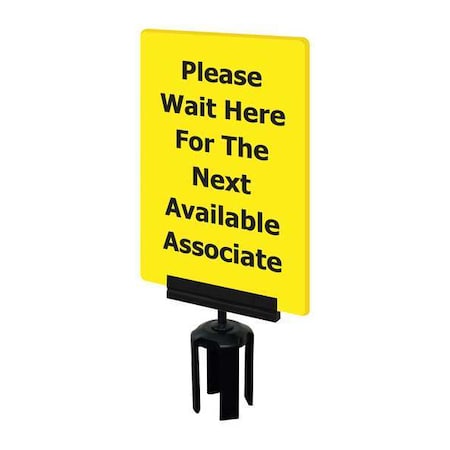 Acrylic Sign, Yellow MPN:S15-P-35-7X11-V-HDSB-1701-33