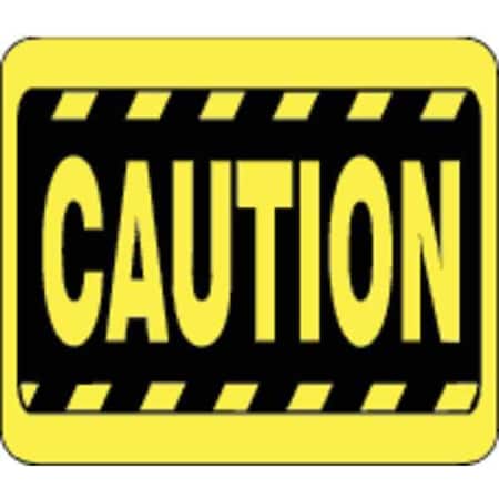 Acrylic Sign, Yellow, 14 in. L, Caution MPN:SG3-35-1114-250-H