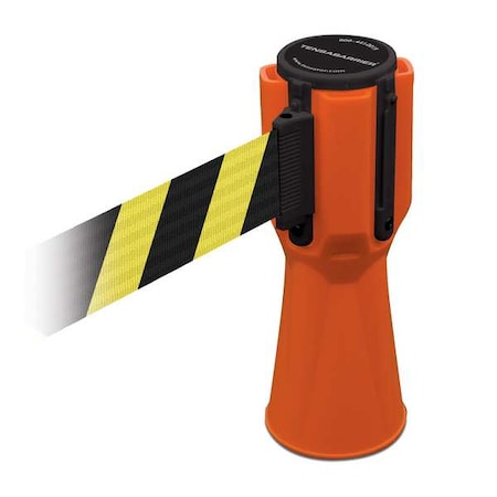 Retractable Barrier Tape, Orange, 156 in Length MPN:TC114-30-MAX-NO-D4X-C
