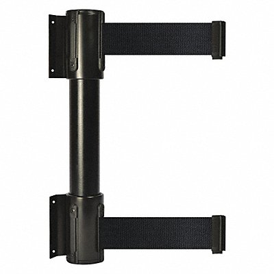 Belt Barrier 7-1/2 ft 2 Belts Black MPN:896T2-33-STD-B9X-C